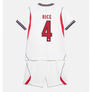Engleska Declan Rice #4 Domaci Dres za Dječji SP 2026 Kratak Rukavima (+ kratke hlače)